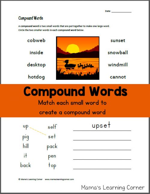 Compound Words - Mamas Learning Corner