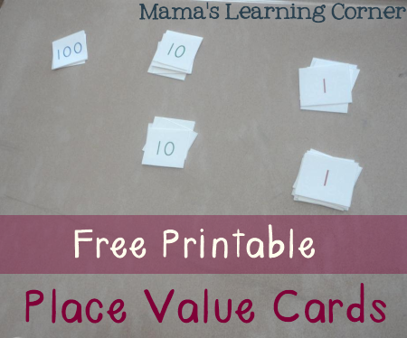 Free Printable Place Value Cards - Mamas Learning Corner