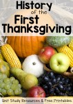 History Of Thanksgiving Worksheets And Unit Study Resources - Mamas ...