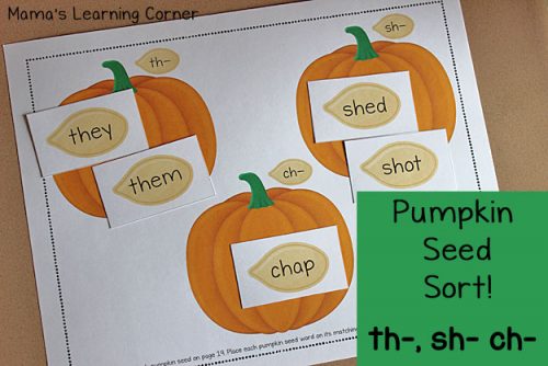 Pumpkin Worksheets for Kindergarten and First Grade - Mamas Learning Corner
