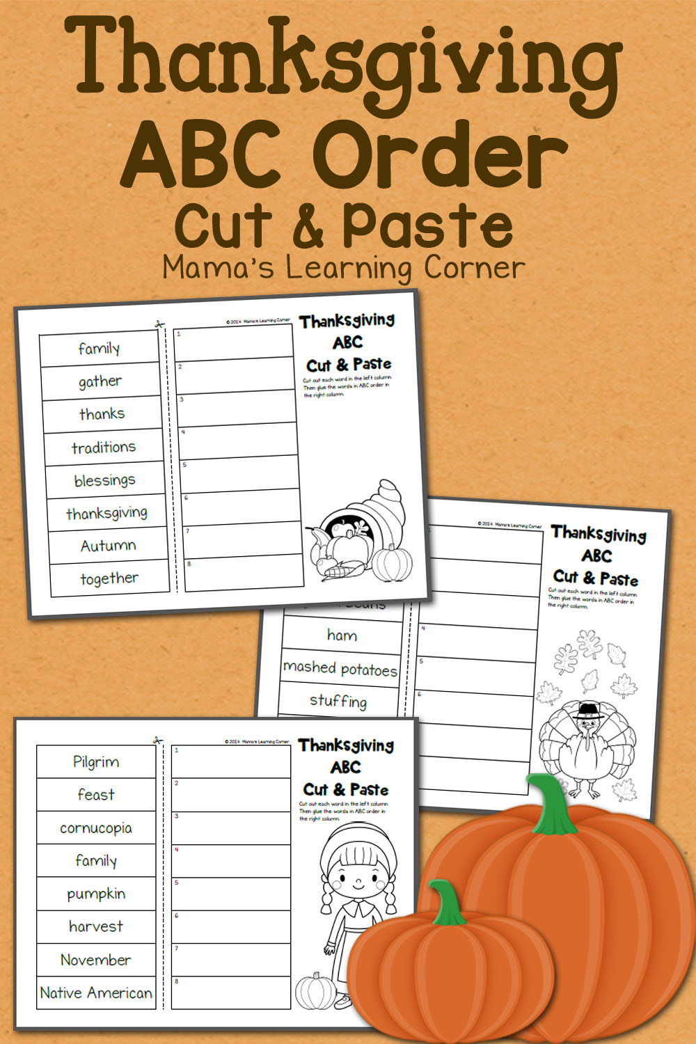 Free Thanksgiving Printables For 2nd Grade Tooth The Movie