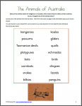 australia worksheets for 1st through 3rd grades mamas learning corner