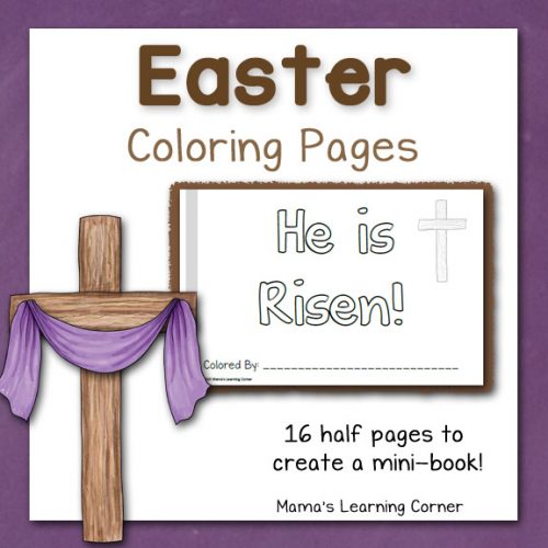 Easter Coloring Pages - Mamas Learning Corner