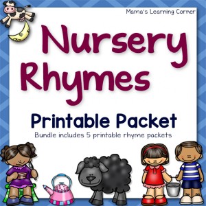 Baa Baa Black Sheep Nursery Rhyme Packet - Mamas Learning Corner