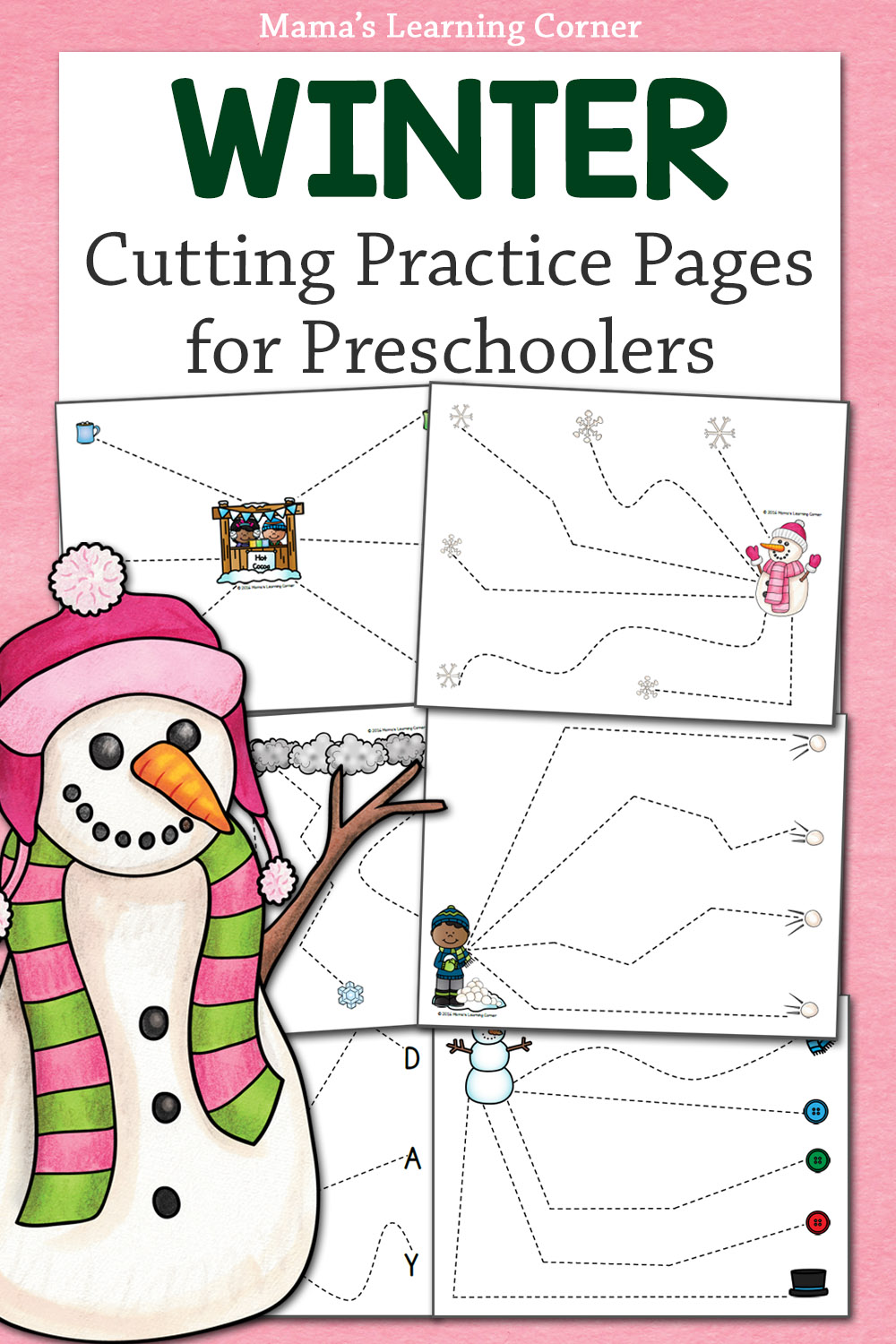 16 Scissor Skill Printables for Preschoolers - Teaching Littles