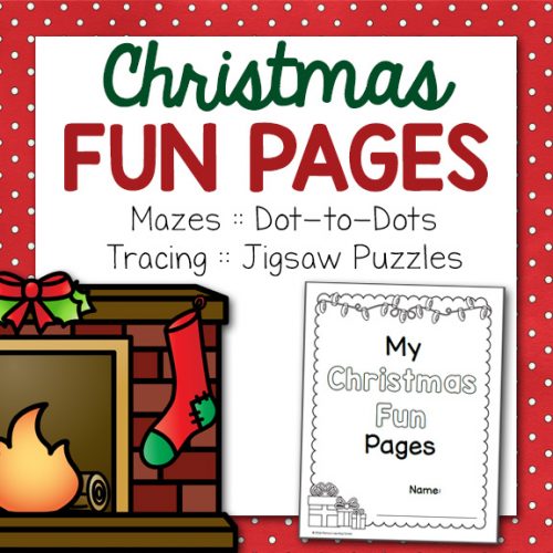 Christmas Fun Pages Packet - Mamas Learning Corner