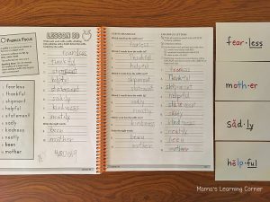 Our Experience with Traditional Spelling I from Memoria Press - Mamas ...
