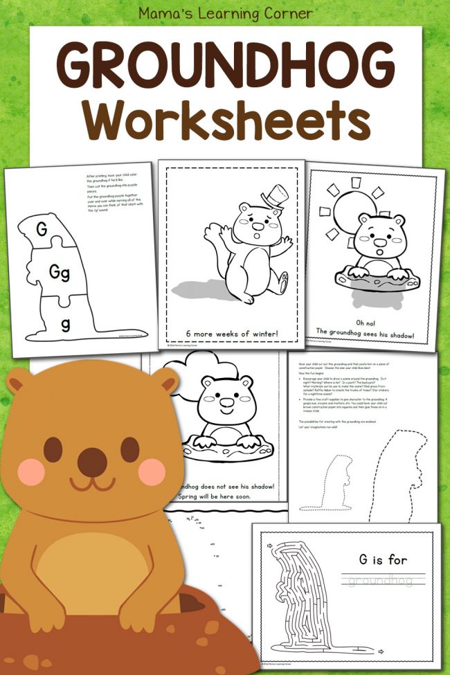 Groundhog Day Printable Worksheets