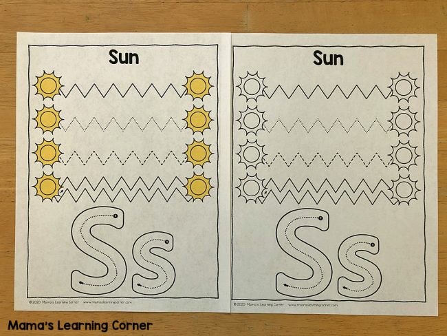 summer tracing worksheets for preschool mamas learning corner