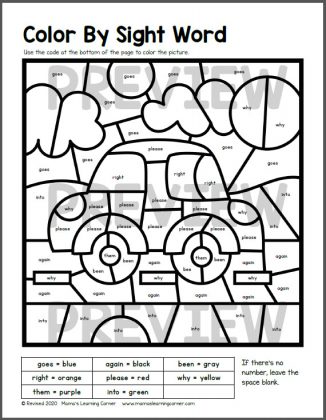 Transportation Worksheets for Kindergarten and First Grade - Mamas