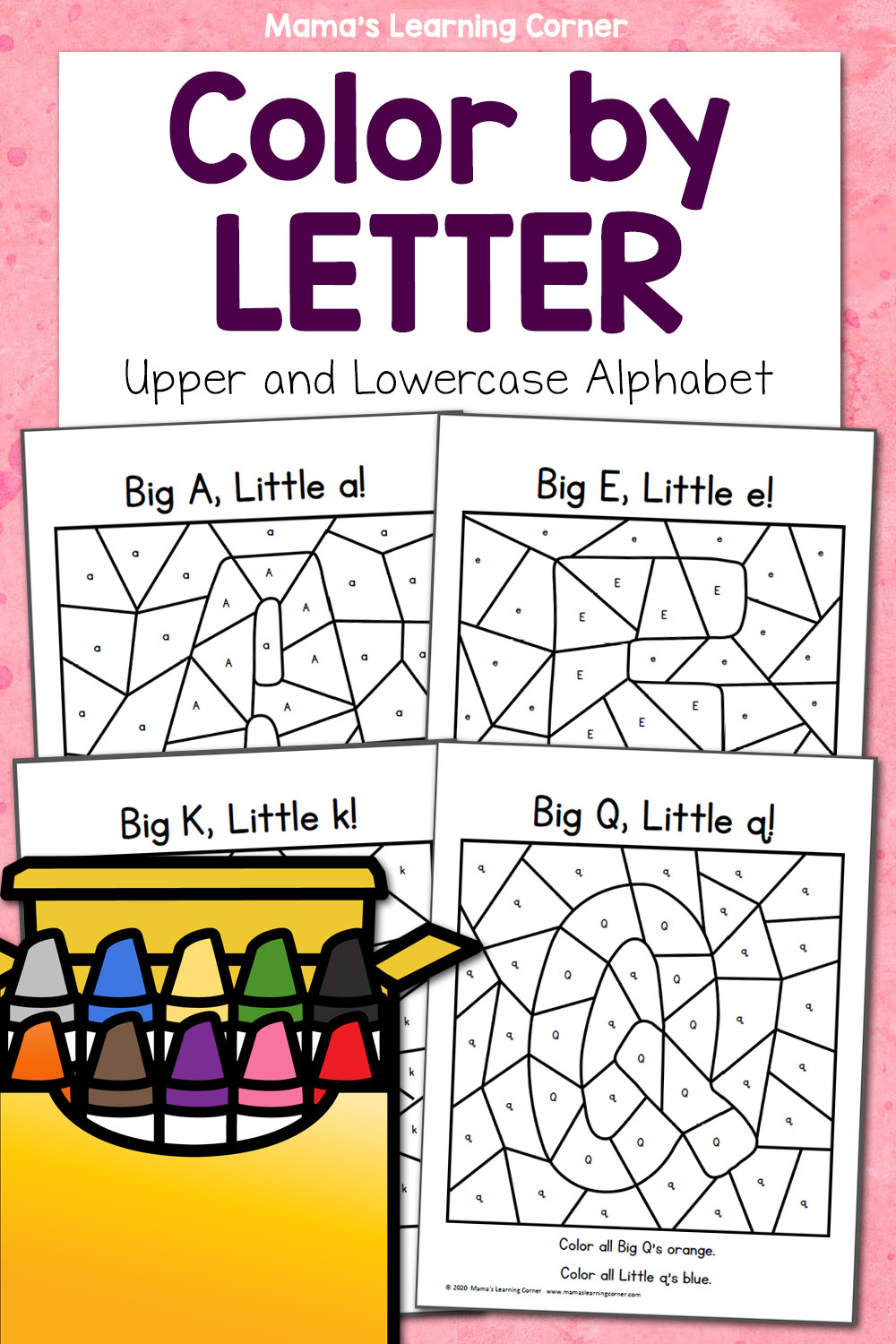 Color By Letter Worksheets