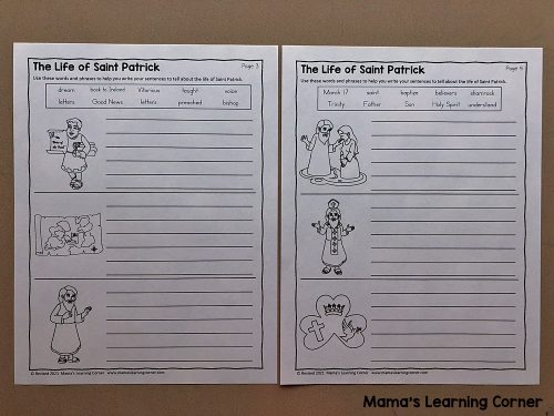 Saint Patrick Worksheets for 2nd-4th Graders - Mamas Learning Corner
