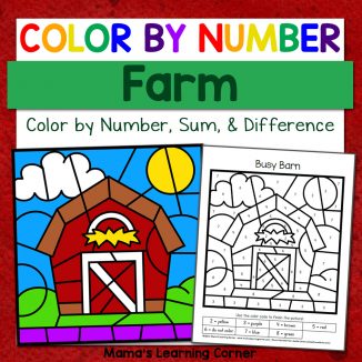 Christian Easter Color By Number Worksheets - Mamas Learning Corner