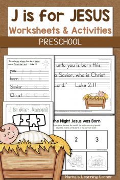 Nativity Worksheets for Preschool - Mamas Learning Corner