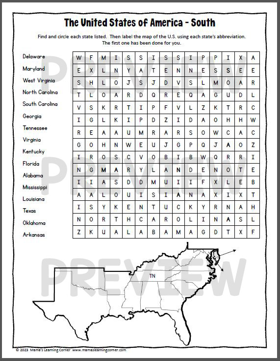 united-states-word-search-packet-mamas-learning-corner